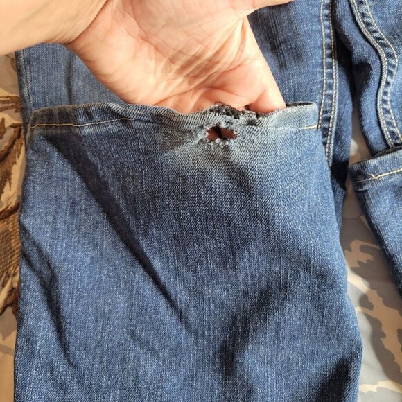 Wrangler Blue Jeans - Size 13/14 x 34 - Picture 12 of 13